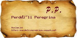 Perdéli Peregrina névjegykártya